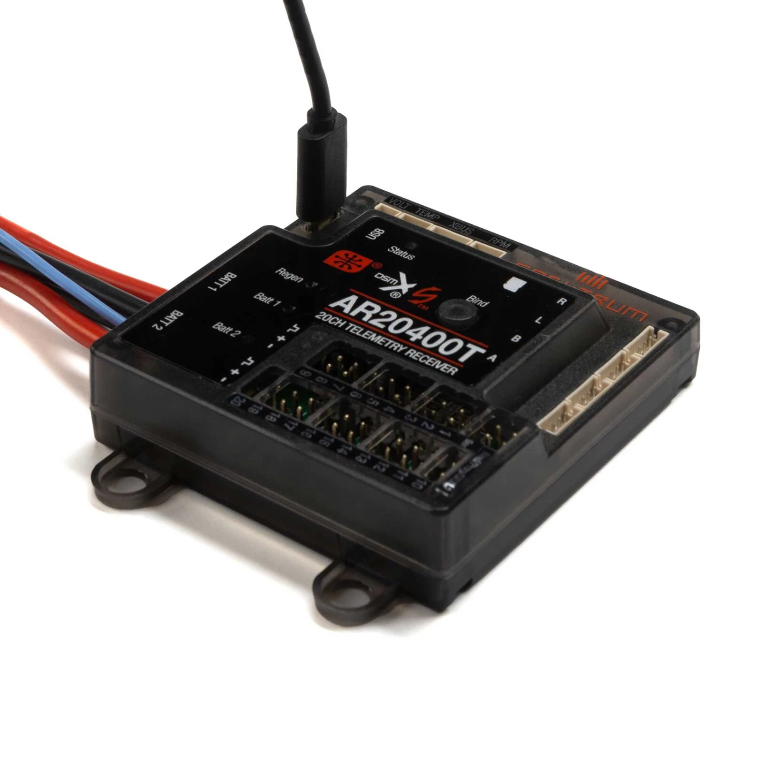 Spektrum AR20400T 20 Channel PowerSafe Telemetry Receiver - Image 4