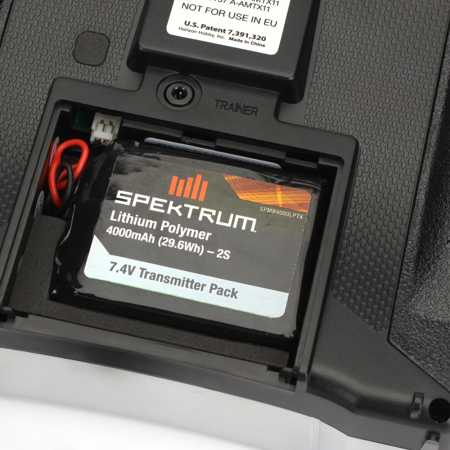 Spektrum 7.4V 4000mAh 2S LiPo Transmitter Battery - Image 2