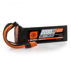 Spektrum 14.8V 2200mAh 4S 100C Smart LiPo Battery: IC3