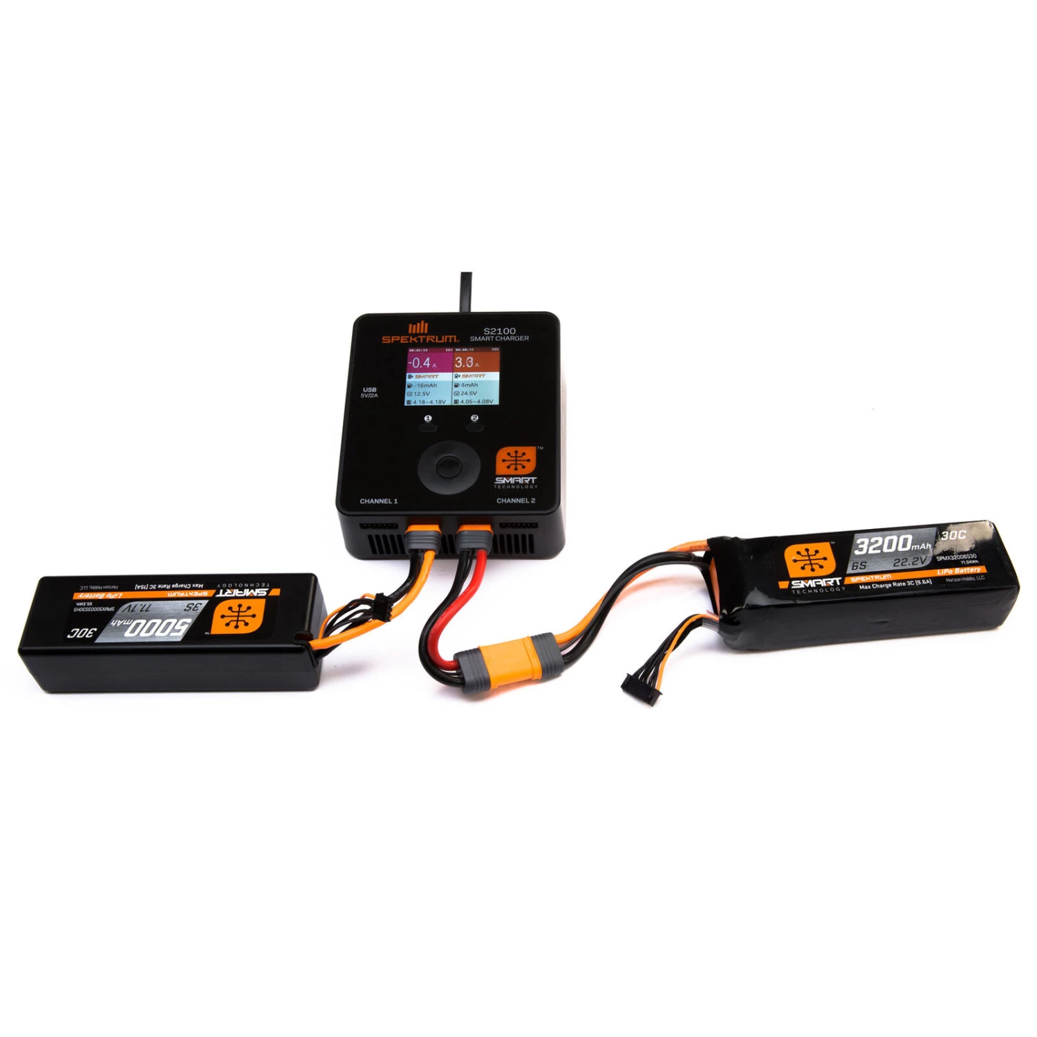 Spektrum 14.8V 2200mAh 4S 30C Smart LiPo Battery: IC3 - Image 2