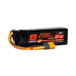 Spektrum 14.8V 2200mAh 4S 30C Smart G2 LiPo Battery: IC3