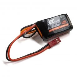 Spektrum 11.1V 300mAh 3S 30C LiPo Battery: JST