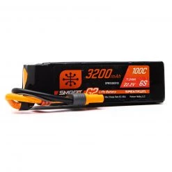 Spektrum 22.2V 3200mAh 6S 100C Smart G2 LiPo Battery: IC5