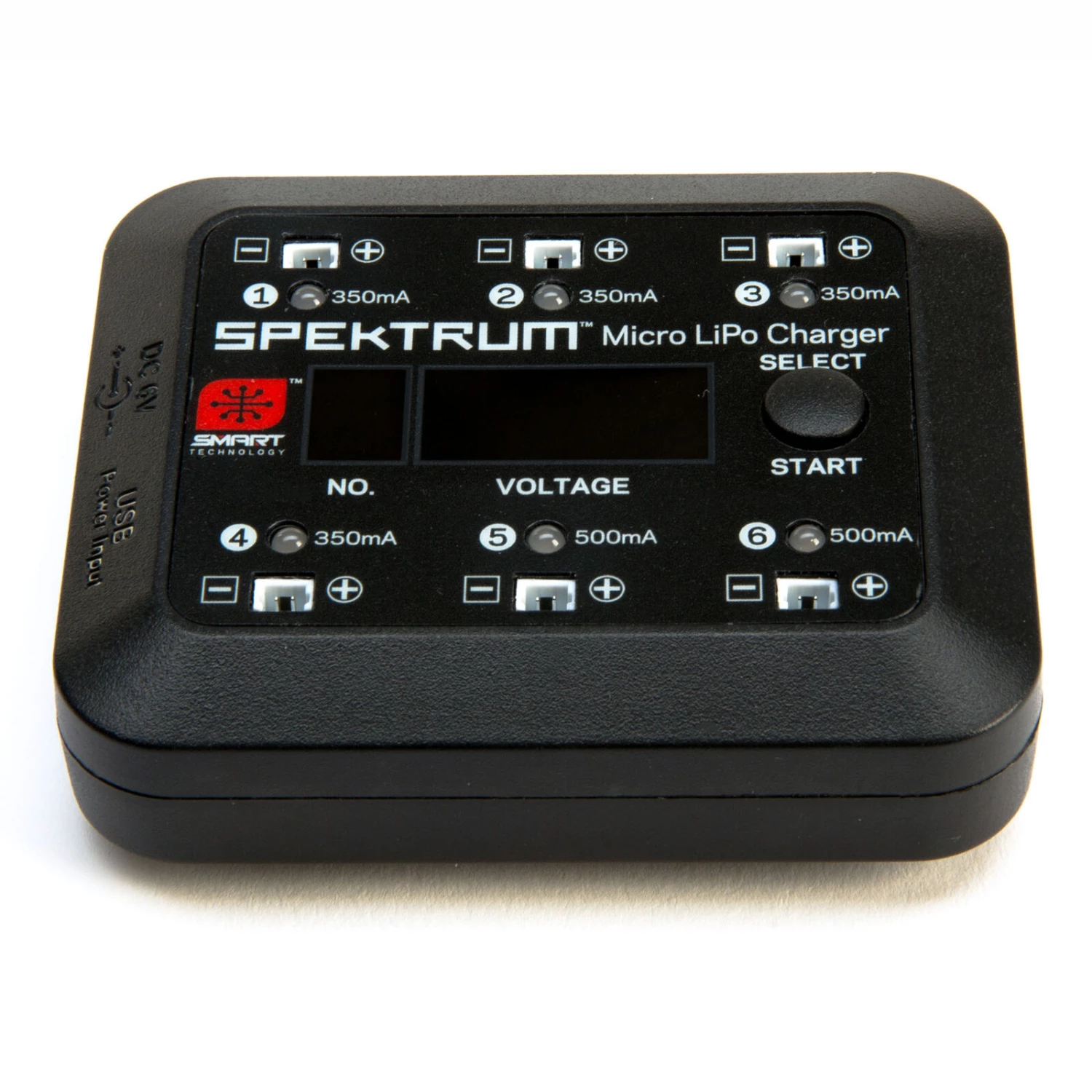 Spektrum S63 Micro 6-port DC/USB 1S LiPo Smart Charger - Image 4