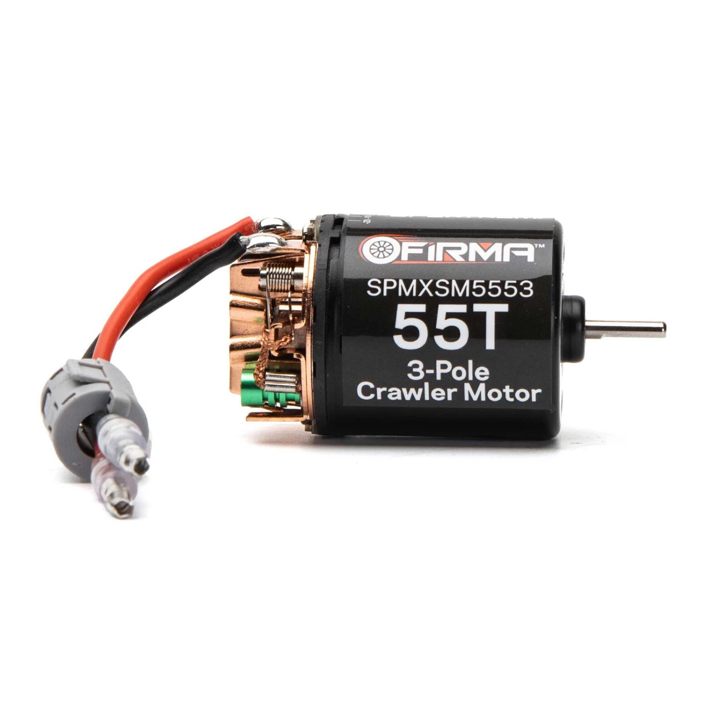 Spektrum Firma 55T Rebuildable 3-Pole Brushed Crawler Motor - Image 8